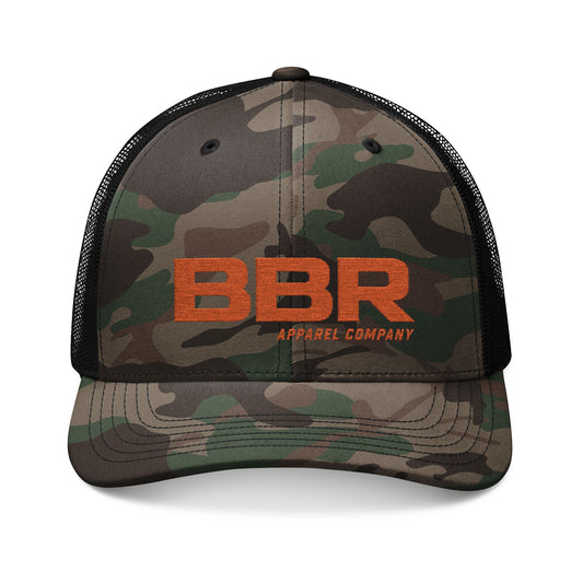 Burning Bush Ranch - Camo BBR Trucker Hat
