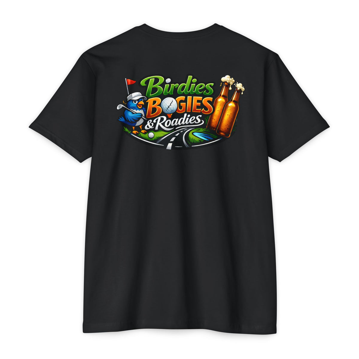 Birdies Bogies & Roadies T‑Shirt